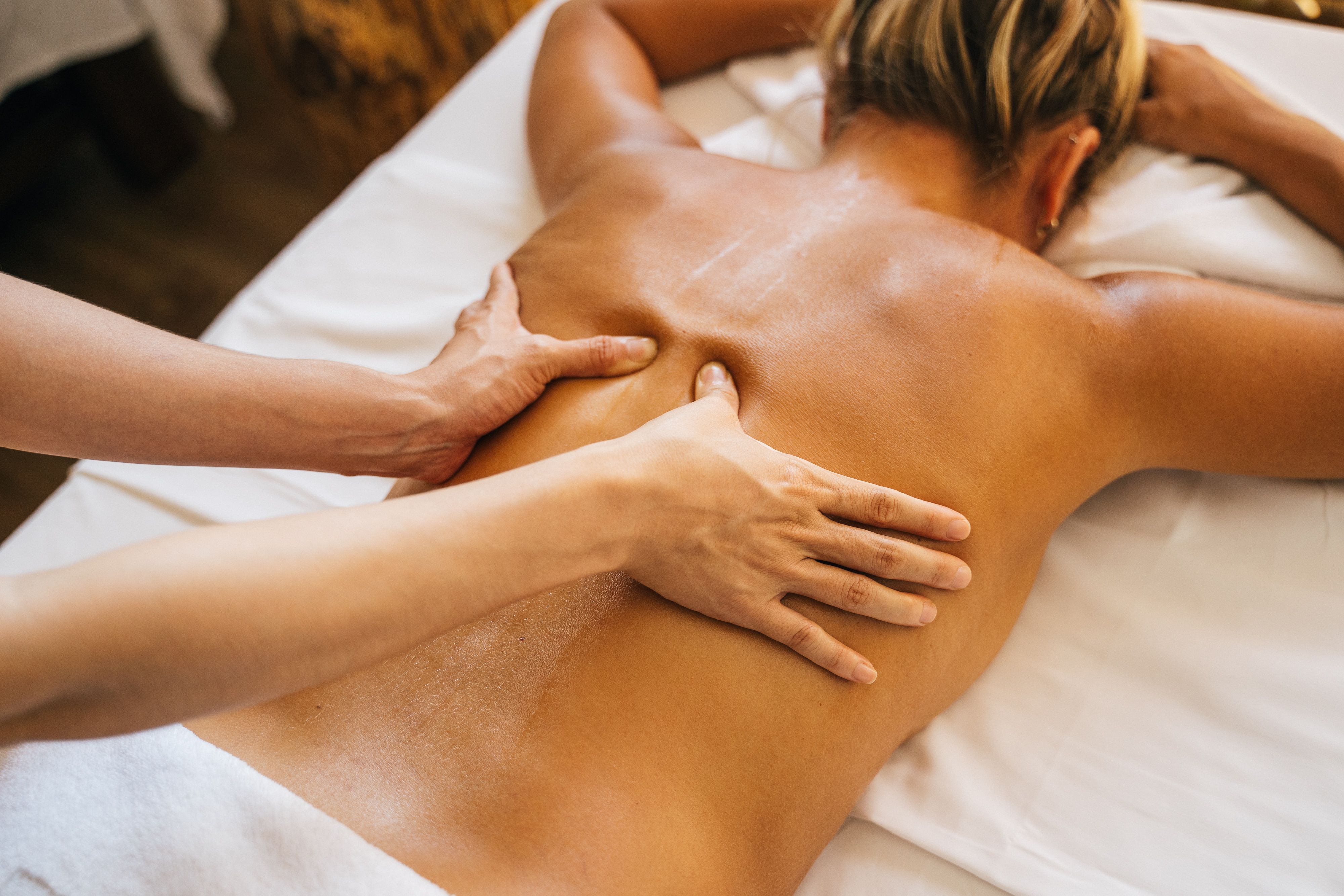 Therapeutic massage session
